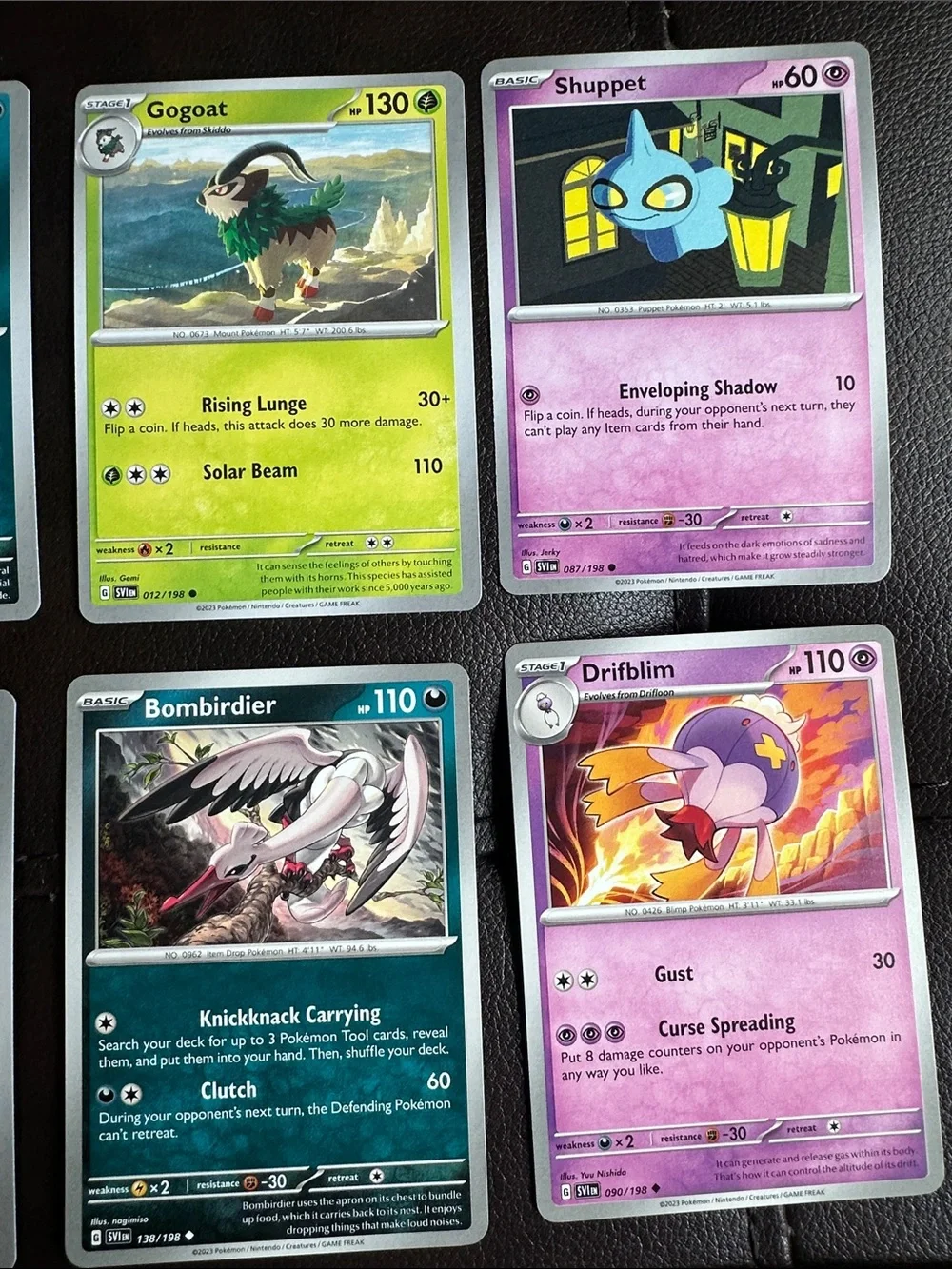 Pokemon Trading Cards (Lot of 16)